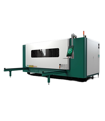 Space-saving fiber laser cutting machine