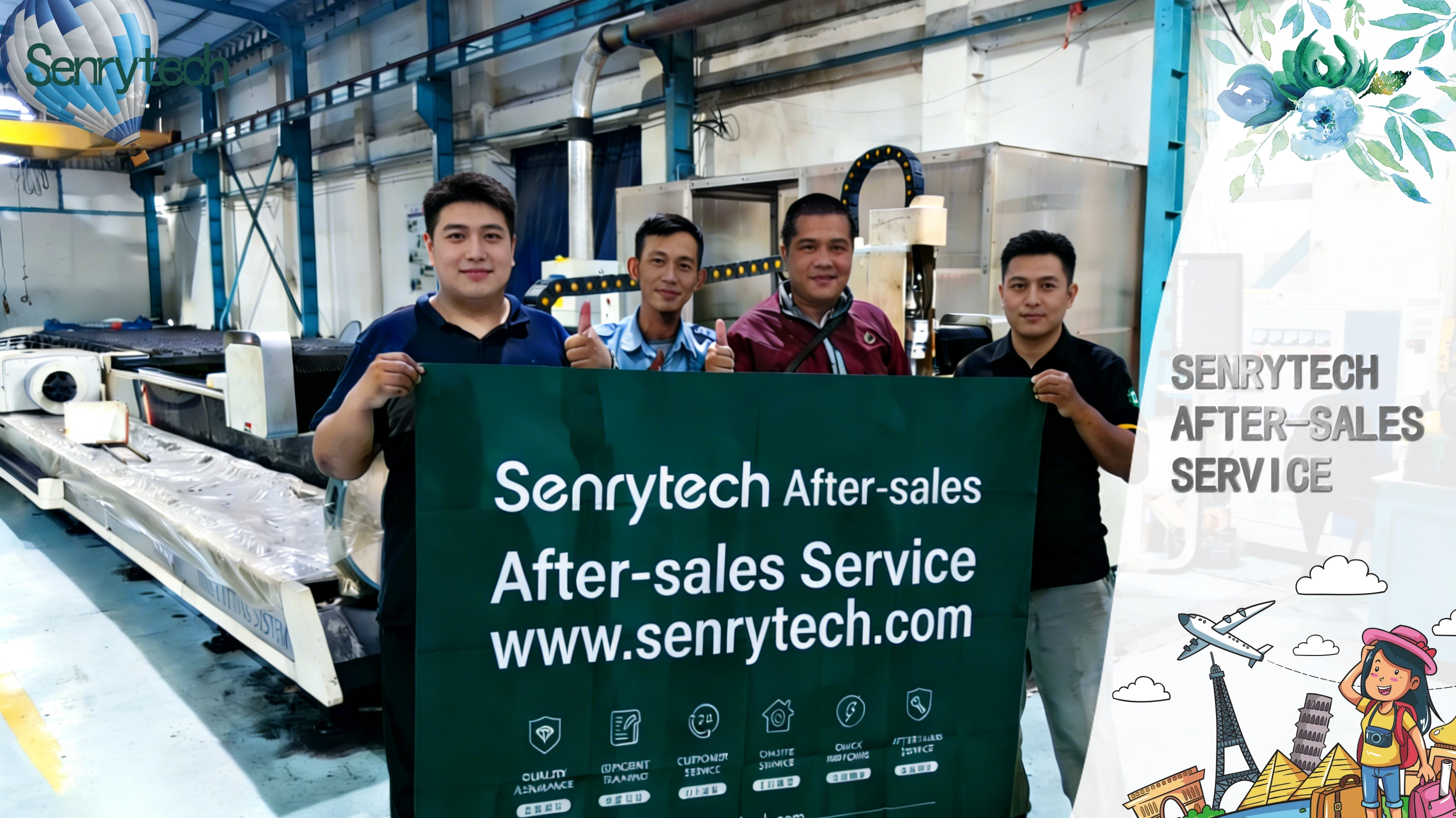 Senrytech Indonesia machine training and installation